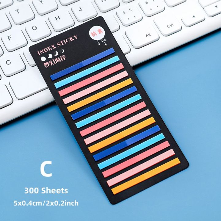 RHS%20Online%20300%20Sheets%20Extra%20Thin%20Transparent%20Solid%20color%20Sticky%20Notes%20Memo%20Pad%20Lable%20Sticker%20Bookmarks%20Notepad%20Sticky%20Index%20-%20Image%205