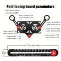 1Pcs New 6/9/12 Folds Multi Angle Ruler Finder Perforated Mold Tile Hole Measuring Ruler Aluminium Alloy Universal Locator Drill Guide Template Tool. 