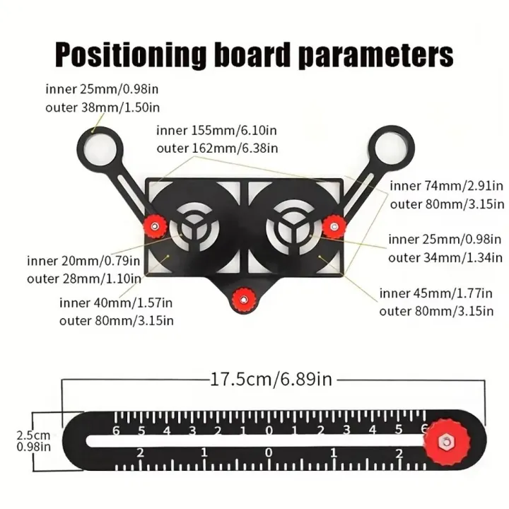 1Pcs%20New%206/9/12%20Folds%20Multi%20Angle%20Ruler%20Finder%20Perforated%20Mold%20Tile%20Hole%20Measuring%20Ruler%20Aluminium%20Alloy%20Universal%20Locator%20Drill%20Guide%20Template%20Tool%20-%20Image%202