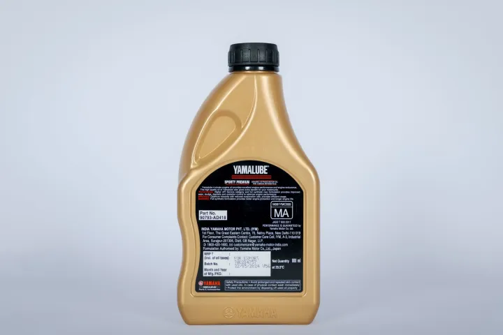 Yamalube%20Sporty%20Premium%2010W-40%20SL/MA%204%20Stroke%20Fully%20Synthetic%20Engine%20Oil%20%20(90793AD41800)%20For%20FZ%20-25%20-%20Image%202