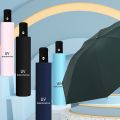 WIND RESISTANT Portable Compact Water One Click Auto Open Close Collapsible 8 Bone Ribs Anti UV Umbrella. 