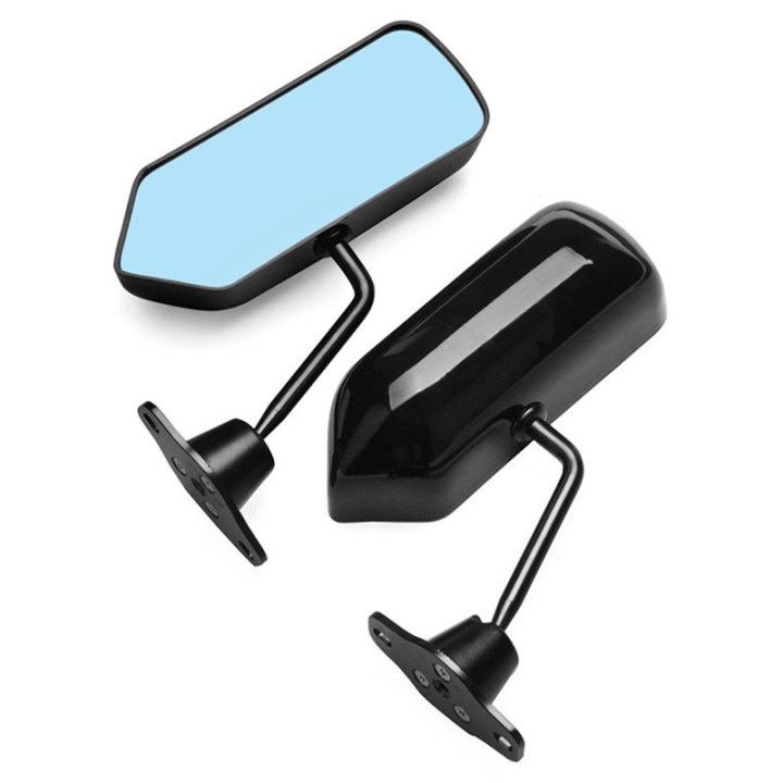 F1 Reversing Mirror Vintage Style Rearview Mirror Rear View Blue Mirror ...