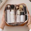 Wifu Travel and Makeup Bag Pouch PU Leather Cosmetic and Makeup Organizer. 