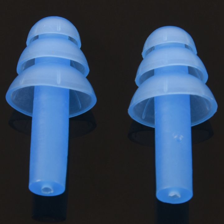 Kqueebee%201%20Pair%20Swimming%20Dive%20Flexible%20Silicone%20Ear%20Plugs%20Earplug%20Blue%20&%202%20Pcs%20Aluminum%20Travel%20Adjusting%20Screw%20Carabiner%20Clip%20-%20Image%205