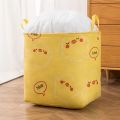Durable Quality Large Sized Cotton Linen with PE Waterproof Coating Laundry Basket Bag with Handles. 