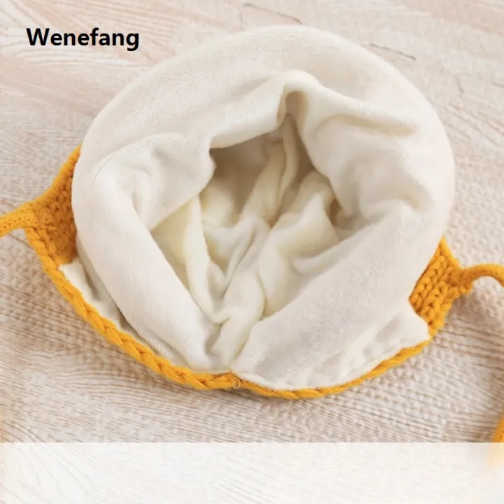 Wenefang%20Cute%20Winter%20Warm%20Kids%20Girl%20Boys%20Baby%20Hats%20Fleece%20Wool%20Hemming%20Caps%20with%20Ball%20Solid%20Wool%20Ear%20Protection%20Hats%20Soft%20Newborn%20Bonnet%20-%20Image%206