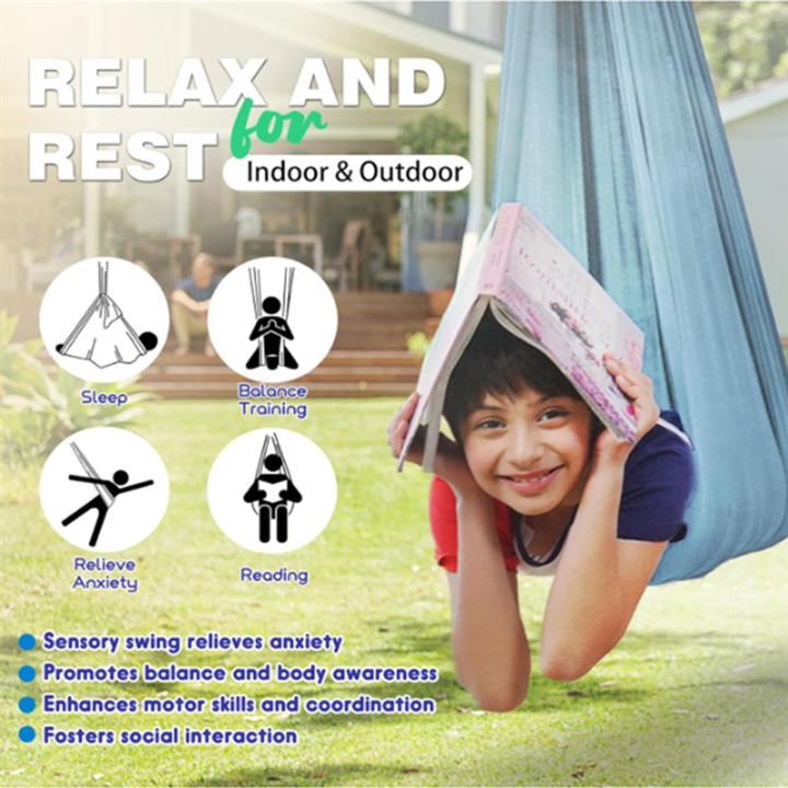 Hug%20Ceiling%20Snuggle%20Swing%20Adjustable%20Fabric%20Hammock%20Fit%20for%20Outdoor%20Room,%20Autism,%20Yoga%20Hammock%201Set%20-%20Image%204