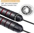 ProFit Adjustable Tangle-Free Bearing Jump Rope – Smooth Rotation with Non-Slip Handles for Ultimate Skipping Performance. 