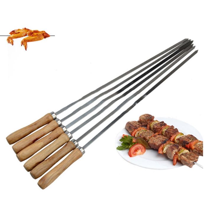 CGearuppt%20Kebab%20BBQ%20Stainless%20Steel%20Skewers%20with%20Wooden%20Handles%20Flat%20Reusable%20Metal%20Skewer%20Sticks%20with%20Storage%20Pouch%206Pcs%20-%20Image%206