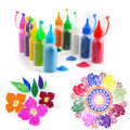 Beautiful Rangoli Making Sand Colored Powders | Set Of 10 Different Colours To Draw Fine Rangolis For This Tihar. 