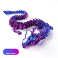 Chinese Dragon Fish Tank Landscaping Decoration 60cm 3D Printed Articulated Dragon. 