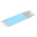 13pcs Polymer Modeling Clay Sculpting Tools, Dotting Pen, Silicone Tips, Ball Stylus, Pottery Ceramic Clay Indentation Tools Set Also For Cake Fondant Decoration And Nail Art. 