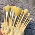 Mini Born 13 makeup brushes Mo Lan Di green beauty fast drySales promotion ing makeup brush set super soft Blush Powder brush. 