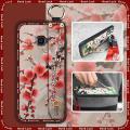 Kickstand Back Cover Phone Case For Samsung Galaxy Xcover4/SM-G390 Soft case Lanyard Silicone fashion ring Anti-knock. 