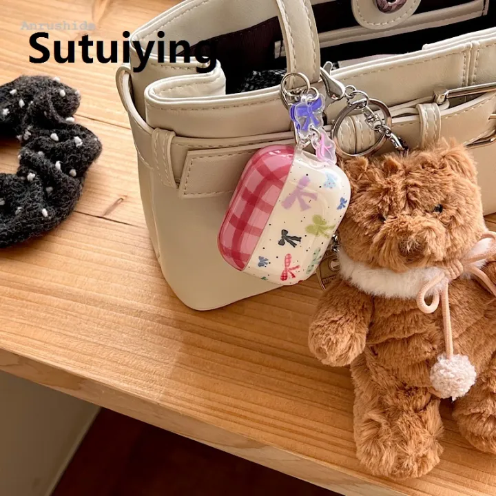 Sutuiying%20Fashion%20Anrushide%20Korean%20Ins%20Cute%20Colourful%20Bow%20For%20Apple%20Airpods%20Pro%201st%20Generation%20High%20Quality%202nd%20Generation%203rd%20Generation%204th%20Generation%20Bluetooth%20Headse%20-%20Image%202