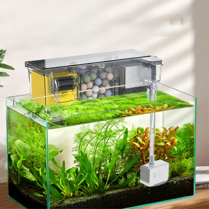 SOBO%20AQ%E2%80%9116H%20External%20Waterfall%20Bio%20Top%20Filter%204%20Watt%20Hang%20On%20Aquarium%20Filter%20-%20Image%202