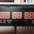 18.9-Inch Oversized LED Digital Wall Clock Large Display With Indoor Temperature Date And Day Electric Wall Clock/Calendar Timer Home Décor JH4600. 