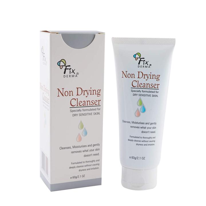 Fixderma Non Drying Cleanser Lotion 60gm, For Dry Sensetive Skin (Pack of 2)