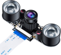 Raspberry Pi 4 Night Vision Fisheye Camera. 
