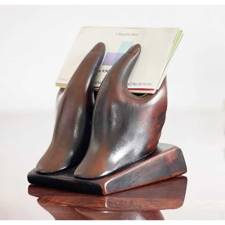 Unbreakable Hand Business Card Holder for Desk, Office, Restaurant Showpiece (Best Gift For Official Friends)
