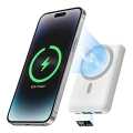 10000mAh Portable Fast Charging Magnetic Wireless Charging Power Bank. 