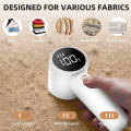 NAMUNY Fabric Shaver, Lint Remover Rechargeable, Electric Portable Sweater Defuzzer with 3 Speeds, 6 Leaf to Remove Pilling B. 