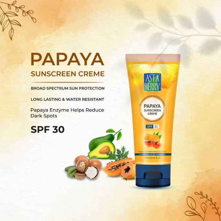 Astaberry%20Papaya%20Sunscreen%20Creme%20SPF%2030%20-%20100ml%20-%20Image%206