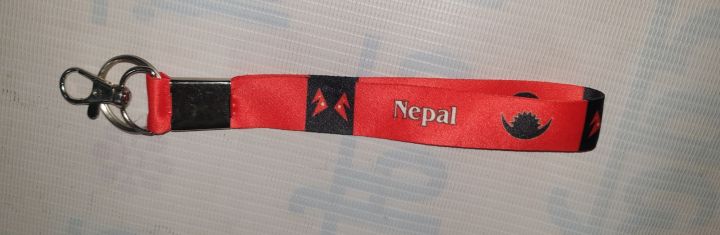 Bike Key Ring Nepal Flag