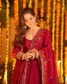 Designer Natural Crepe Silk Anarkali Palazzo Set with Thread & Sequin Work By Sapnaaz Fashion. 