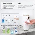 Automatic Foam Soap Dispenser, Touchless Electric Soap Dispenser, Auto Adjustable Soapdispenser for Kitchen Bathroom. 