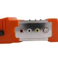 M69 Professional Digital VHF UHF RF Modulator AV to RF AVto TV Converter Adapter(Orange EU Plug). 