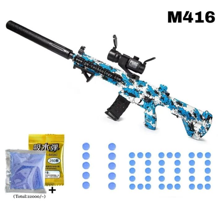 Electric Gel Blaster Toy Gun NO For Nerf Guns M416 With 11000 Non-Toxic ...