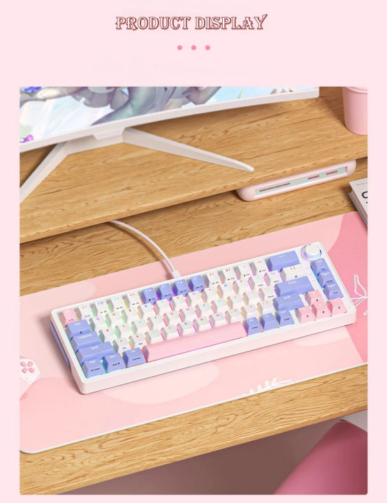 ZA68%20Pro%20Mechanical%20Keyboard%20-%20Hot%20Swappable%20RGB%20Lighting,%20Wireless/Wired,%2068%20Keys%20with%20Linear%20Switches%20-%20Image%202