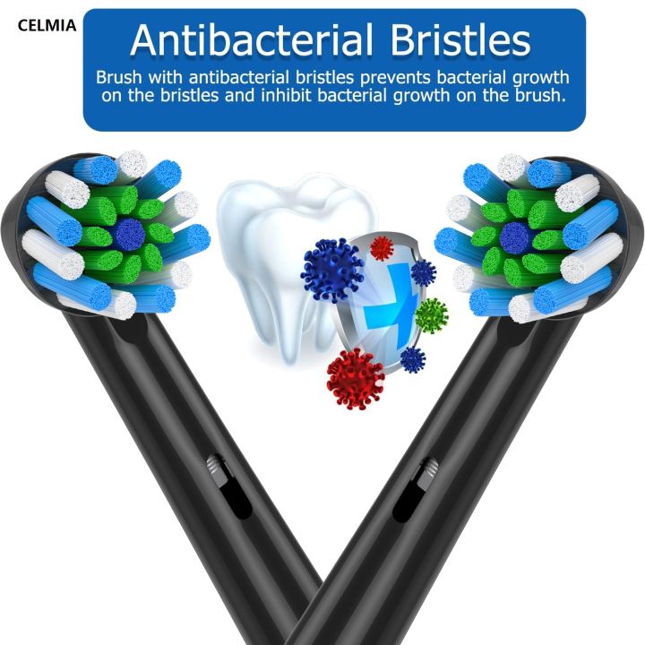 CELMIA%2012PCS%20Brush%20Head%20nozzles%20for%20Oral%20B%20Electric%20Toothbrush%20Replacement%20Portable%20Head%20Refill%20Sensitive%20Floss%20Cross%20Action%20for%20Oralb%20-%20Image%205