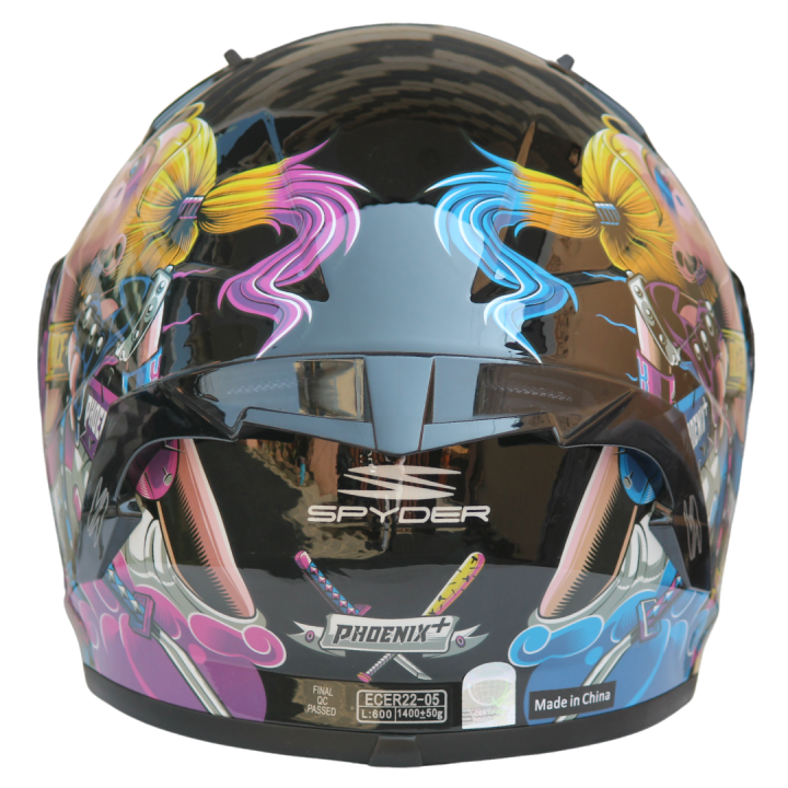 Spyder%20Phoenix+%20Ace%20G-Neo%20Series%20Harley%20Quinn%20Full%20Face%20Motorcycle%20Helmet%20-%20Image%203
