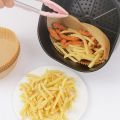 JINMY 200Pcs Air Fryer Parchment Paper Liners Non-Stick Disposable Liners Basket Unperforated Round Parchment Paper(White). 