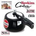 HAWKINS Pressure cooker Non Sticky Black 3 Litre. 