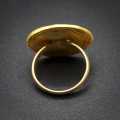 Pure Gold Ring With Panchadhatu Handle For Women. 