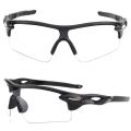 Sport Running Goggles Night Vision Outdoor Cycling Sunglasses Anti-UV Transparent Windproof Cycling Goggles Safety Protective Cycling Glasses Motocross. 