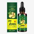 Hair Regrow 7 Day, Ginger Germinal Essential Oil Hair Growth Hair Loss Treatment Hair Care Hair Growth Serum for Men & Women, 30ml. 