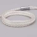XINHS 8 Core Silver Plated Earphone Upgrade Cable MMCX 0.78mm 2Pin QDC TFZ HIFI Cable. 