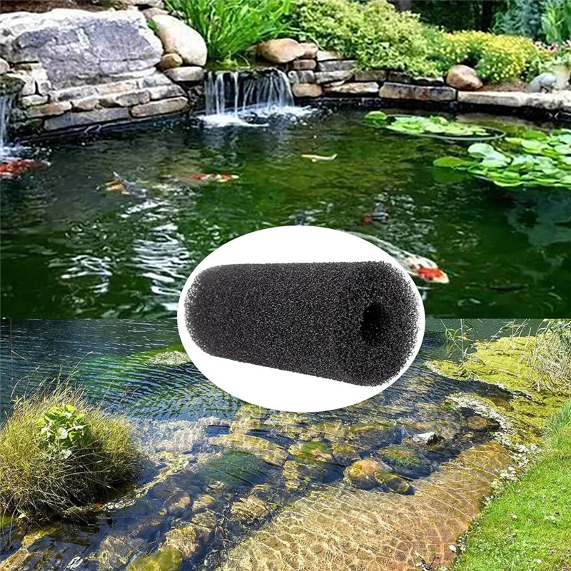 Newest Aquarium Filter Pump Double Filtration Sponge, Fish Tank Submersible 2layers Filter Pump Create Air Water