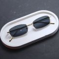 Rectangle Metal Frame Sunglasses For Men & Women. 