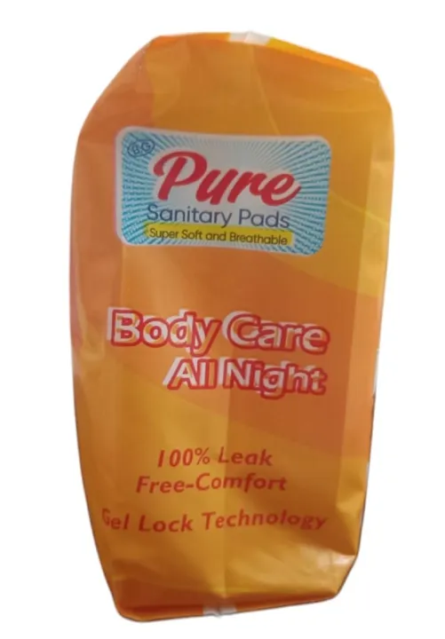 Pure%20Body%20Care%20All%20Night%20Sanitary%20Pads,%20320mm,%206%20Pads%20-%20Image%204