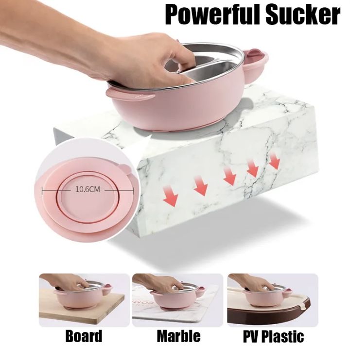 MoonCare%20-%20Baby%20Food%20Warming%20Thermal%20Insulated%20Bowl%20Three%20Partition%20Tableware%20Sucker%20Plate%20Anti-Fall%20Water%20Injection%20(%20BPA%20Free%20)%20-%20Image%203