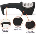 Manual Knife Sharpener 3-Stage Knife Sharpening Tool Professional | 3 Level Manual Knife Sharpening Tool. 