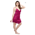 Silk Bridal Nightgown Set Stylish Fancy Bridal Nighty Set For Women Free Size. 