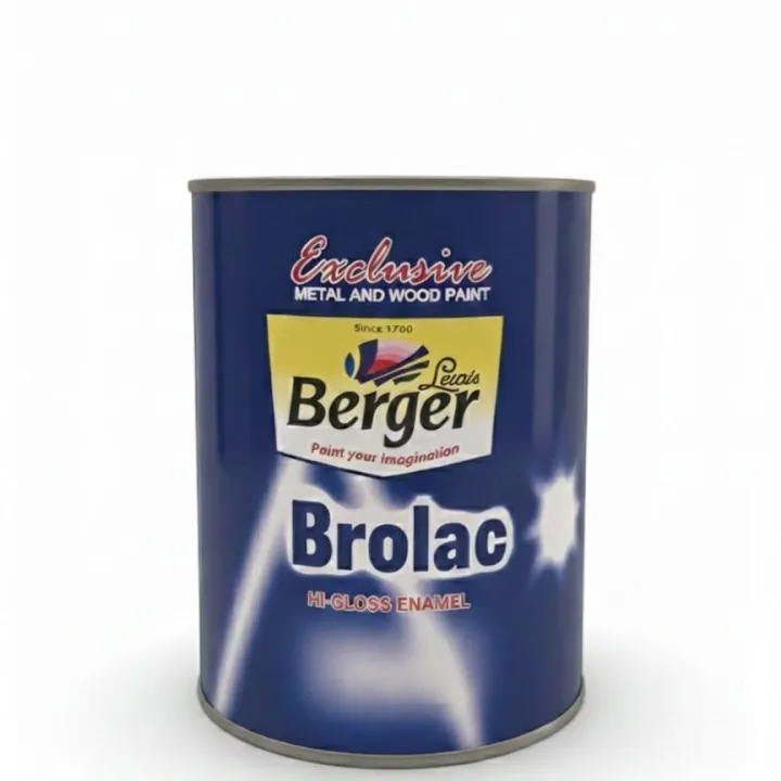Berger Brolac Hi-Gloss Enamel For Wood and Metal ( Oxford Blue ...