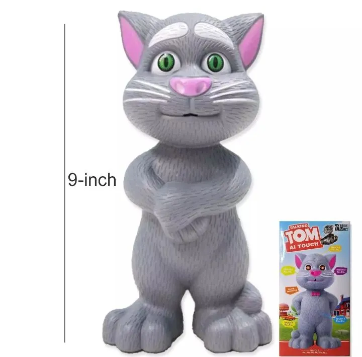 Bizzy TALKING TOM W/SING SONGS , GREY WHITE 2 COLORS ING, WITH BUBBLE ...