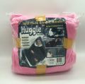 Multicolor Huggle Ultra Plush Blanket Hoodie. 